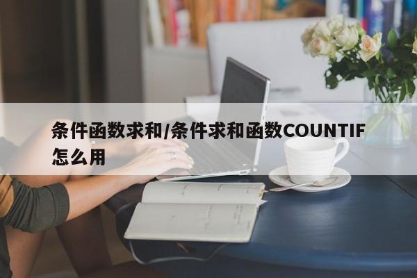 条件函数求和/条件求和函数COUNTIF怎么用