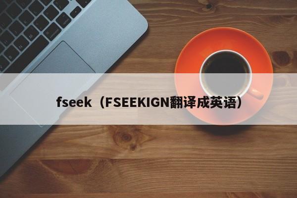 fseek(FSEEKIGN翻译成英语)