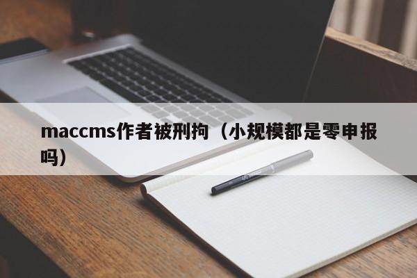 maccms作者被刑拘(小规模都是零申报吗)
