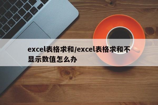 excel表格求和/excel表格求和不显示数值怎么办