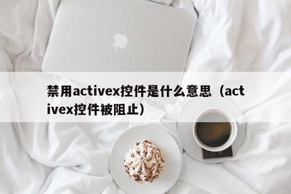 禁用activex控件是什么意思(activex控件被阻止)