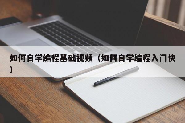 如何自学编程基础视频(如何自学编程入门快)