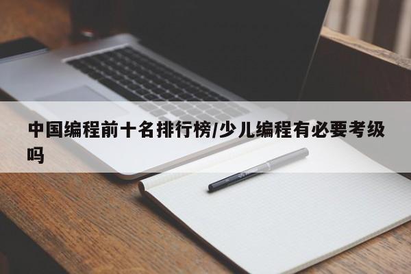 中国编程前十名排行榜/少儿编程有必要考级吗